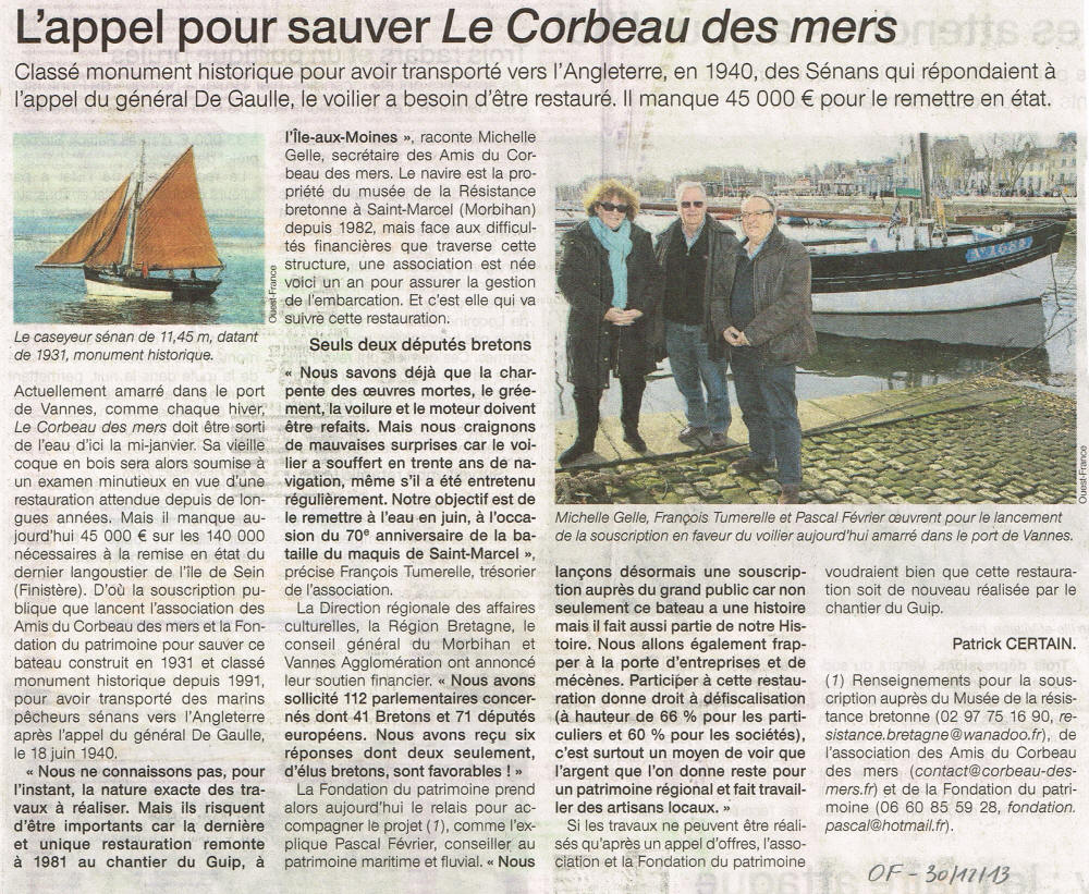 30/12/2013 Ouest france